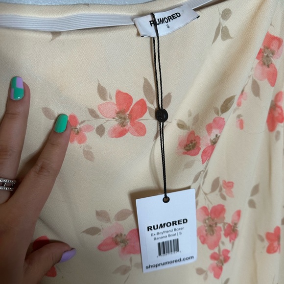 NEW Rumored Ex-BoyfriendBoxer Banana Boat Floral Tiered High-Waisted Maxi Skirt - Picture 4 of 4